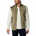 Columbia Men's Steens Mountain Vest Fleece, Stone Green/Shark, Large