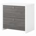 Office by kathy ireland® Echo 2 Drawer Lateral File Cabinet in Pure White and Modern Gray - Bush Business Furniture KI60502-03