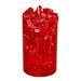 Carole's Candles Candy Apple Scented Pillar Candle Paraffin, Cotton in Red | 10 H x 6 W x 6 D in | Wayfair CNAP6X10