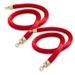 Jubilee 2 Piece 6.5' Ft Velvet Stanchion Rope Hooks in Red | 1.5 H x 1.5 W x 78 D in | Wayfair STN-VR652GLD-RED_2