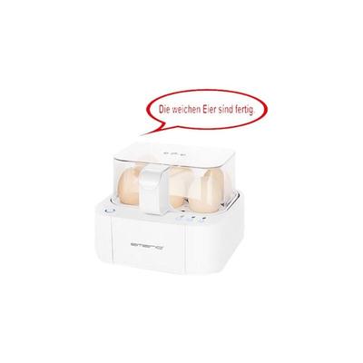 Eierkocher EB-115560, weiß, für 6 Eier, Deutsche Sprachausgabe - Emerio