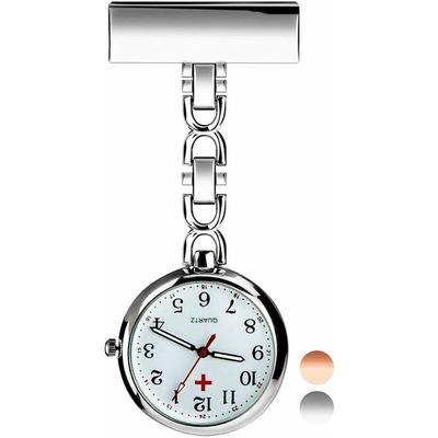 Briday - Krankenschwestern Armbanduhr - Medizinische Anstecknadel Clip-on Brosche hängende