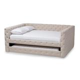Anabella Modern and Contemporary Fabric Upholstered Daybed