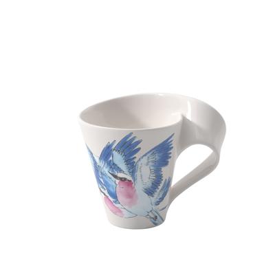 Villeroy & Boch Becher mit Henkel (Geschenkkarton) NewWave Caffè Lilac Breasted Roller Länge 13 x Breite 9,5 Höhe 11,3 cm Image