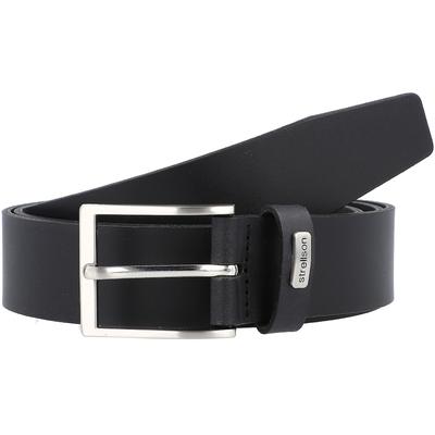 Strellson Gürtel Leder 110 cm Schwarz Herren