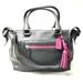 Coach Bags | Authentic Coach 21140 Textured Legacy Satchel Shoulder Bag Hand Bag 2 Way Bag | Color: Gray | Size: W12.0 X H9.4 X D5.7inch