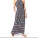 Athleta Dresses | Athleta Floral Maxi Dress Size Xxs | Color: Blue | Size: Xxs