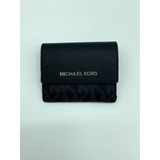 Michael Kors Bags | Michael Kors Jet Set Travel Card Case Id Key Holder Black 35f7stvd2b | Color: Black/Gray | Size: Os