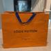 Louis Vuitton Storage & Organization | Louis Vuitton Shopping Bag | Color: Blue/Orange | Size: Os