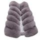 Womens Faux Fur Gilet Sleeveless Color Waistcoat Solid Winter Loose Vest Coat