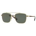 Persol PO 2487S Gold/Polarized Green 55/19/145 men Sunglasses