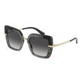 Dolce & Gabbana HALF PRINT DG 4373 Black Red Roses/Grey Shaded 52/21/140 women Sunglasses