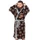 Dragonball Z Goku Dressing Gown For Men | Adults Action Character Pockets Black Orange Bathrobe | Anime Series Game Pjs Robe Medium Black