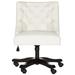 Canora Grey Prajapati Tufted Velvet Swivel Desk Chair Upholstered in Pink/Black | 34 H x 26 W x 28 D in | Wayfair B51D4B3B17234D47A5D9AA14B96AE6D1