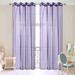 Red Barrel Studio® Solid Color Sheer Curtain Panels Polyester in Indigo | 84 H x 54 W in | Wayfair 41A42B05EB314604AF9BB08E19A70C10