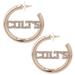 BaubleBar Indianapolis Colts Logo Large Hoop Earrings