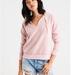 American Eagle Outfitters Tops | American Eagle Women’s Cozy Inside & Out Hoodie Pink | Color: Pink | Size: M