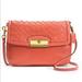 Coach Bags | Authentic Coach Kristin Woven Leather Swingpack Crossbody Swing Bag New | Color: Orange | Size: Os