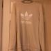 Adidas Other | Adidas Beige And White Sweatshirt Dress | Color: Cream/White | Size: Small