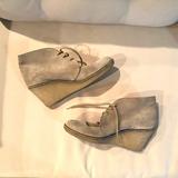 J. Crew Shoes | J Crew Suede Ankle Boots, Size 10 | Color: Gray | Size: 10