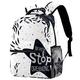 Falling Star Backpack for School used for waterproof and durable bags Travel bag Boy girl student