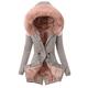 Ladies Lining Coat Womens Winter Warm Thick Long Jacket Hooded Overcoat Outdoor jackets