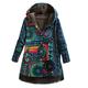 Bartira Fleece Jacket Women, Womens Hooded Button Down Cardigan Coat with Pockets Blue