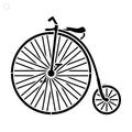 Big Wheel Bicycle Stencil by StudioR12 Fun Vintage Art - Large 15 x 15-inch Reusable Mylar Template Painting Chalk Mixed Media Use for Wall Art DIY Home Decor - STCL1109_4