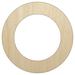 Circle Outline Wood Shape Unfinished Piece Cutout Craft DIY Projects - 6.25 Inch Size - 1/8 Inch Thick