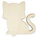 Hello Hobby Wood Cat Shape Ready-to-Decorate Die-Cut Shape 3.5 x 0.145 x 3.6