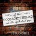 Lord Willing - Creek Dont Rise Stencil by StudioR12 DIY Faith Country Home Decor Craft & Paint Wood Sign Reusable Mylar Template Cursive Script Gift Select Size 20.25 inches x 8.25 inches