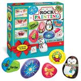 Creativity for Kids Hide and Seek Holiday Rock Painting- Child Craft Kit Boys and Girls