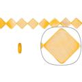 Shell Bead Yellow(Dyed) Mother-of-Pearl Diamond Plate 14x14mm 16 Inch/pack (3-pack Value Bundle) SAVE $2