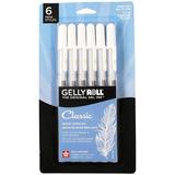 Sakura Gelly Roll Pen Bold-Point Classic White Color 6 Count