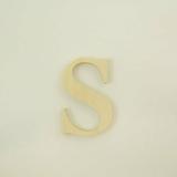 Package of 1 8 Inch X 1 Thickness Baltic Birch Wood Letter s in The Times New Roman Font Thick Lower Case for Art & Craft Project Made in USA