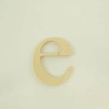 Package of 1 18 Inch X 1 Thickness Baltic Birch Wood Letter e in The Times New Roman Font Thick Lower Case for Art & Craft Project Made in USA