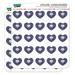 Aquaman Movie Ocean Master Chibi Character Heart Shaped Planner Calendar Scrapbook Craft Stickers