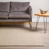 Gray 72 x 0.55 in Area Rug - Bayou Breeze Dionne Hand-Hooked Wool Oatmeal Area Rug Wool | 72 W x 0.55 D in | Wayfair