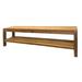 ARB Teak & Specialties Teak Shower Bench, Wood | 17.75 H x 59 W x 12.25 D in | Wayfair BEN567
