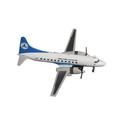 Convair CV-580 Commercial Aircraft White with Blue Tail Gemini 200 Series 1/200 Diecast Model Airplane by GeminiJets