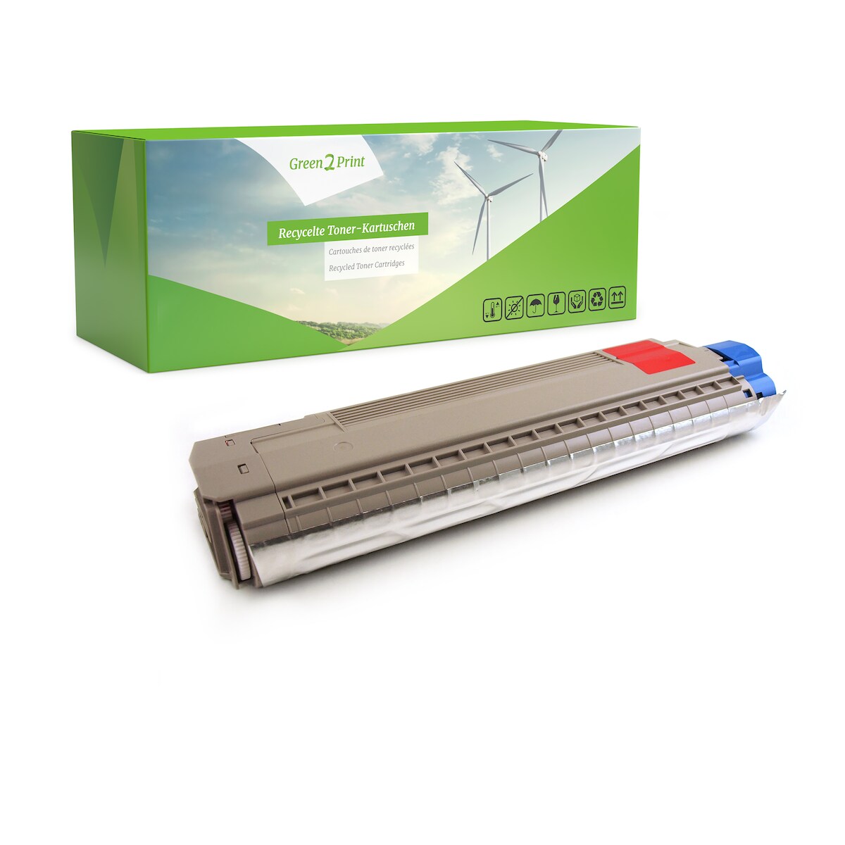 Green2Print Toner magenta ersetzt OKI 44059210 passend für OKI MC860CDTN, MC860CDXN, MC860DN, CX2633 Image