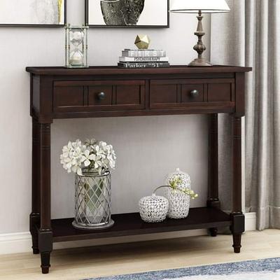 Console Table Sideboard Wooden Sofa, Bedroom Console Table With Drawers