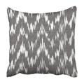 BPBOP Boho Black And White Ikat Ethnic Pattern Embroidery Abstract Aztec Elegant Geometric Pillowcase Cover 18x18 inch