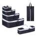 SUPERHOMUSE 6 Pcs Set Household Portable Multifaction Storage Bags Waterproof and Dustproof Travel Packing Organizers