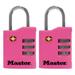 Master Lock 4684T Set Your Own Combination Tsa-accepted Luggage Lock, Assorted Colors, 2 Pack