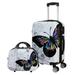 Butterfly 2 piece hardside carry-on spinner luggage set