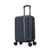 InUSA Hardside 20 Inch Carry On Spinner Luggage with Ergonomic Handles and TSA Lock, Ally Collection Travel Suitcase with Spinner Wheel, Blue