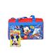 Boys Mickey Mouse 17" Duffel Bag w/ Disney Kids Grab & Go Play Pack Stickers