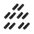 30 Pcs Plastic Toggle Clasp Stop Double Hole String Cylinder Cordlock
