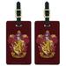 Harry Potter Gryffindor Painted Crest Luggage ID Tags Suitcase Carry-On Cards - Set of 2